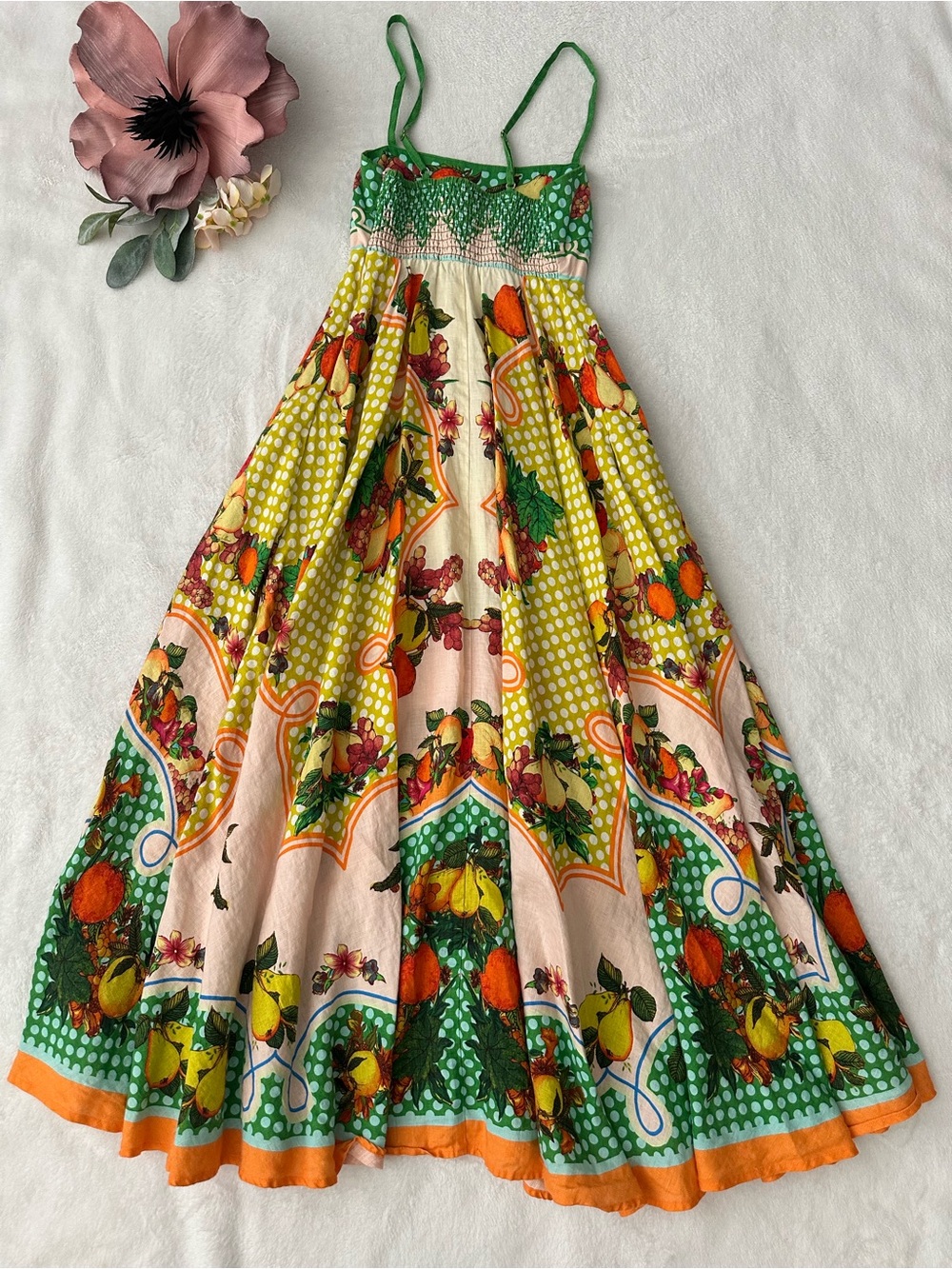 Alemais Lemonis Linen Summer Dress Size 0 - Picture 2 of 14